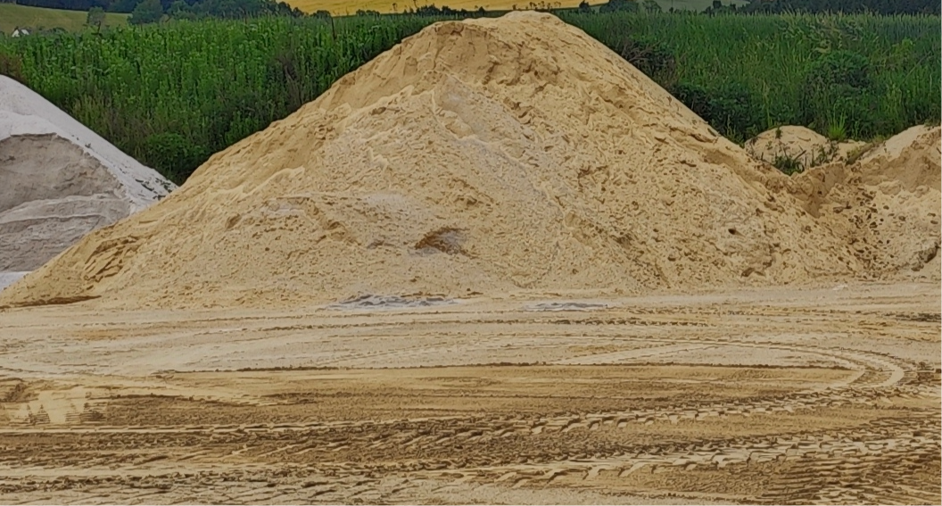 Quarzsand gesiebt
